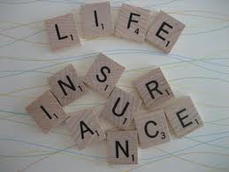 Life Insurance scrabble letters