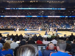 UCLA vs MSU near center court