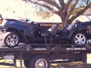 Sarasota fatal crash black car