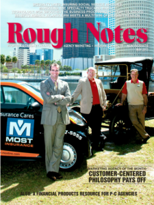 MOST Insurance Rough Notes Cover Customer Centered Philosophy Pays Off