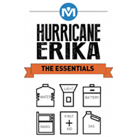 Hurricane Erika Essentials First Aid Gas Battery Lights Water Radio Tampa Florida