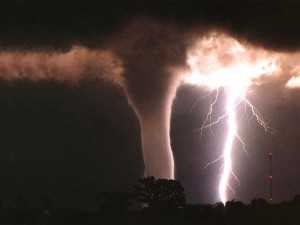 Severe Weather tornado and lightning